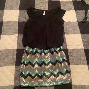 5 for 25 deal! AS U Wish mini sequin dress